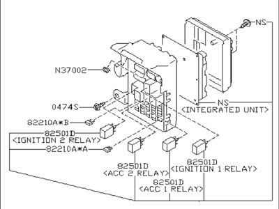 Subaru 82201AL31C Joint Box Assembly RH