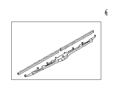Subaru 86542FE010 Windshield Wiper Assistor Arm Assembly