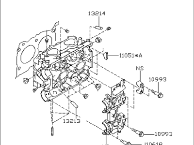 Subaru 11039AB650 Cylinder Head Assembly Right