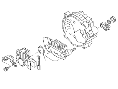 Subaru WRX Alternator Case Kit - 23727AA680