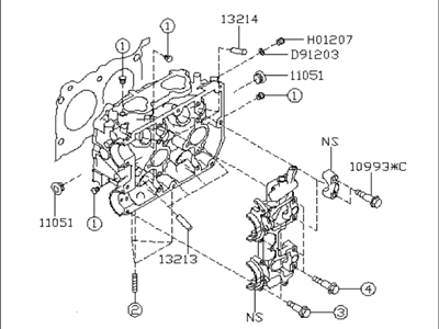 Subaru Impreza Cylinder Head - 11039AC070