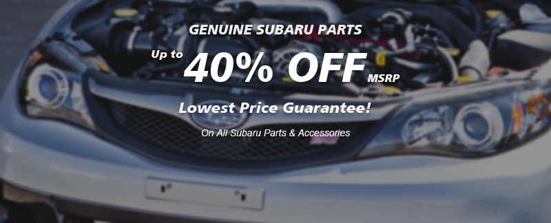 Genuine Subaru Forester parts, Guaranteed low price