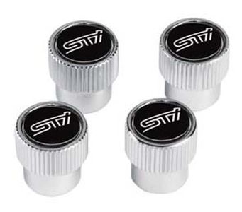 Subaru STI Valve Stem Caps SOA342L114