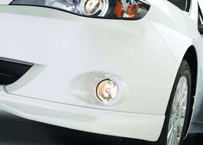 Subaru Fog Lamp Kit with LH and RH Lamp Trim - Platinum Silver KIT57731FE410TG