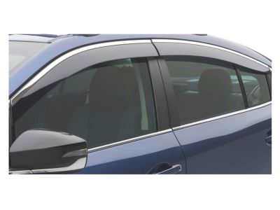 Subaru Side Window Deflectors - Chrome F001SAN010