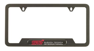 Subaru STI License Plate Frame - Carbon Fiber SOA342L145