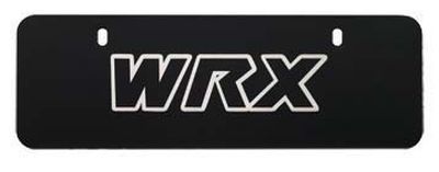 Subaru Marque Plate WRX Black SOA342L131