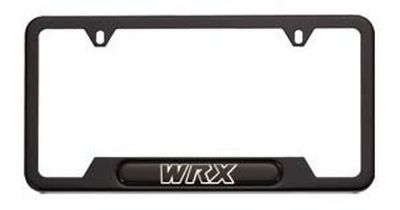 Subaru License Plate Frame, Matte Black (WRX) SOA342L125