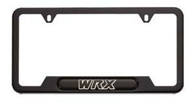 Subaru License Plate Frame, Matte Black (WRX) SOA342L125