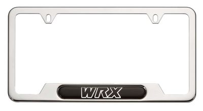 Subaru License Plate Frame - Polished Stainless Steel (WRX) SOA342L122