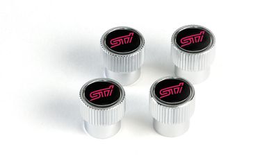 Subaru STI Valve Stem Caps SOA342L136