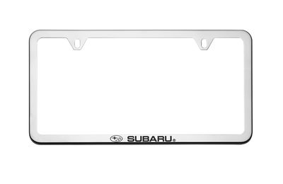 Subaru License Plate Frame - Polished Stainless Steel SOA342L152