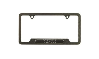Subaru License Plate Frame - Carbon Fiber (WRX) SOA342L144