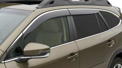 Subaru Side Window Deflectors - Chrome F001SAN000