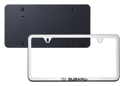 Subaru License Plate Frame (Slim line) - Stainless Steel & License Plate Bracket - Front SOA342L169