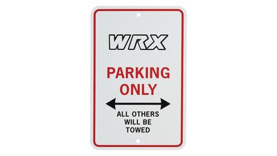 Subaru Parking Only Sign - WRX SOA342L150