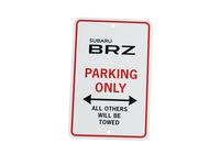 Subaru BRZ Parking Only Sign - SOA342L151