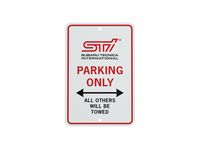Subaru WRX STI Parking Only Sign - SOA342L149