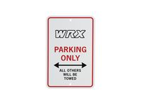 Subaru WRX STI Parking Only Sign - SOA342L150