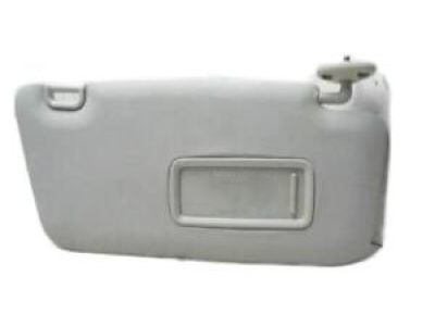 Gray Left Driver Side Sun Visor For Subaru Forester 2009-2013 – 2.5L H4 – Replacement 92011SC033LO