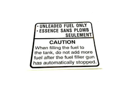 Subaru 10024AA080 Label Fuel