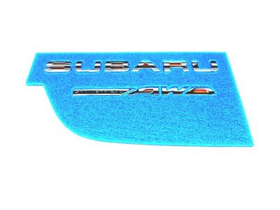 Genuine OEM Subaru AWD Rear Trunk Nameplate Badge Emblem – 93079FJ050 Chrome