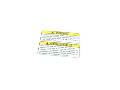 Subaru 42048AE000 Label