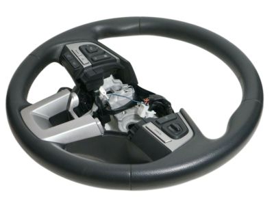 Subaru 34312AL02AVH Black Leather Steering Wheel