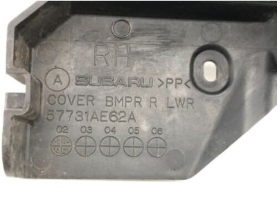 Subaru 57731AE62A Cover Bumper Rear Lower RH