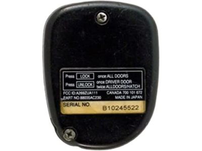 Subaru Forester Car Key - 88035AC230