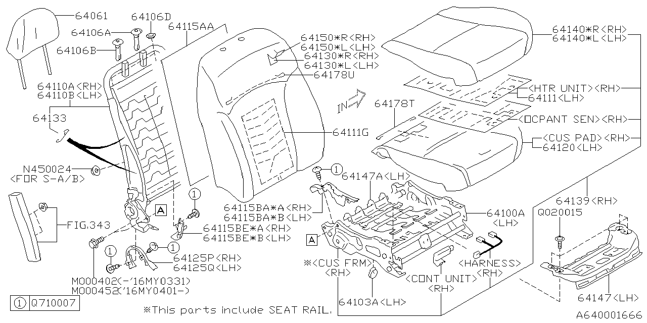 Subaru 901000402 Bolt Hinge