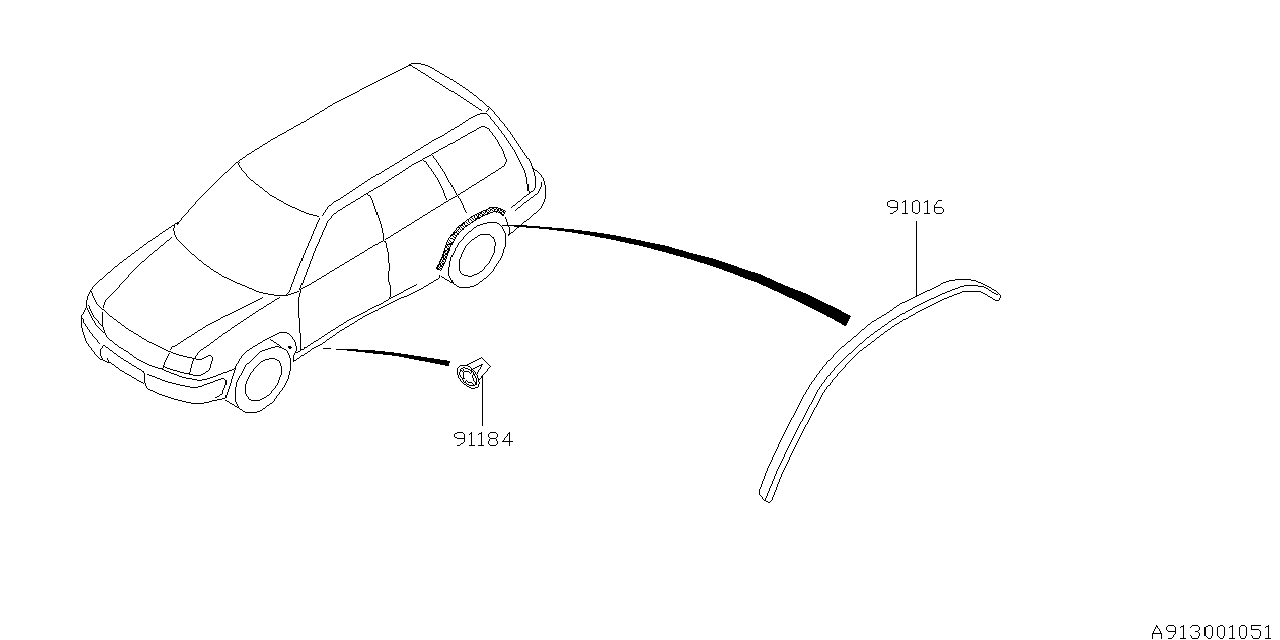 Subaru 91022FC200 Screw