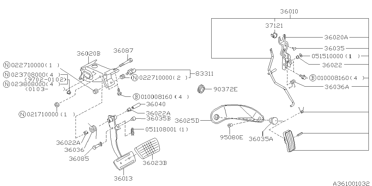 Subaru 94099AA270NF Clip