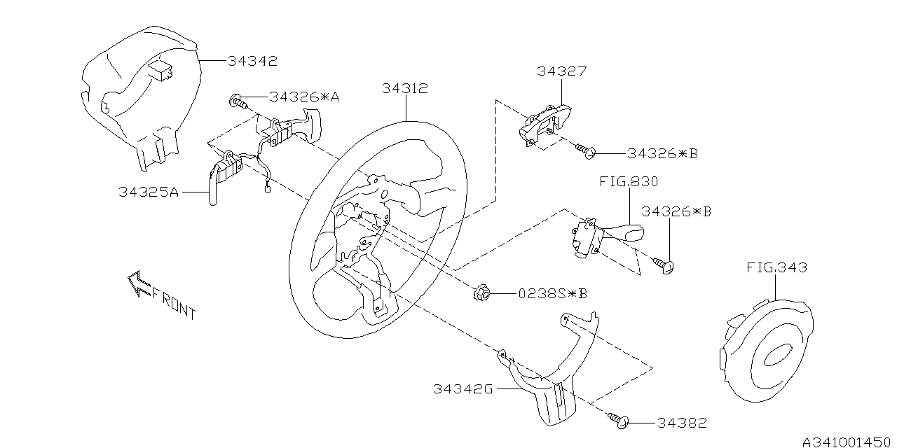 Subaru 34342CA020 Cover Spoke