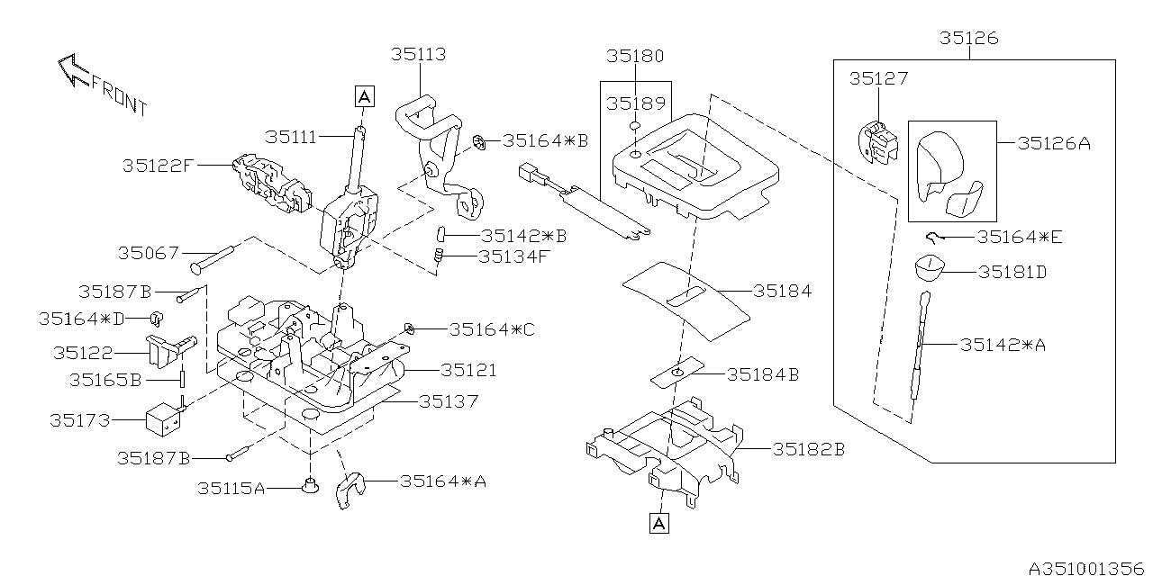 Subaru 35164AJ000 Clamp