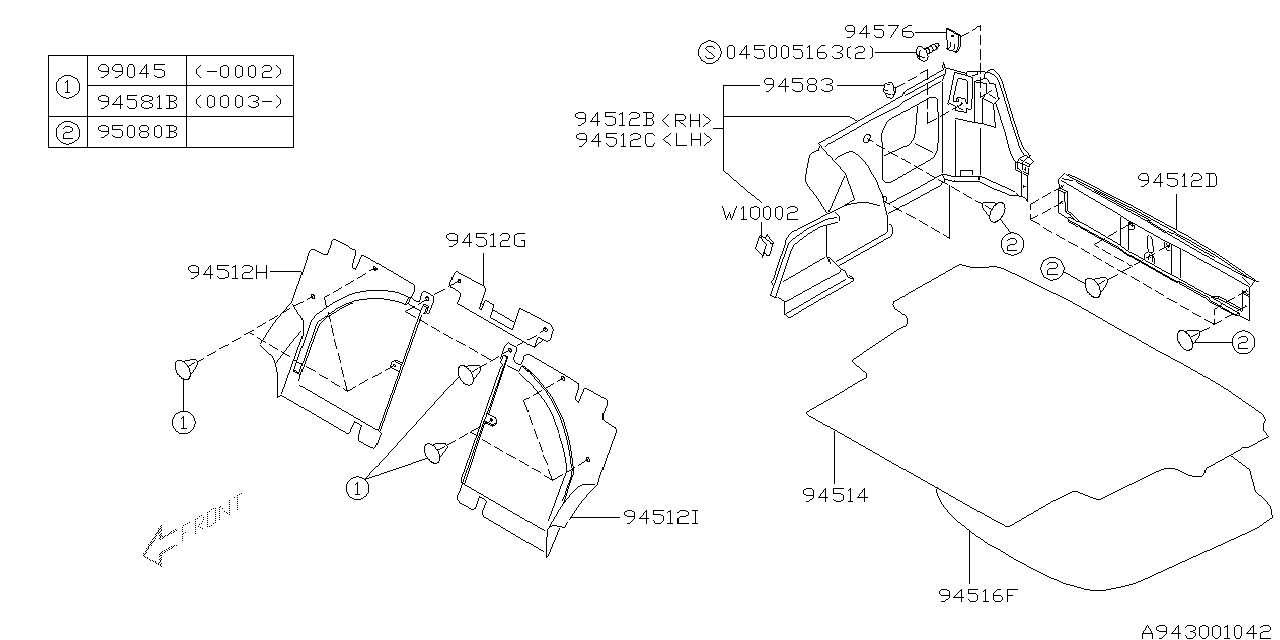 Subaru 909100020 Clip