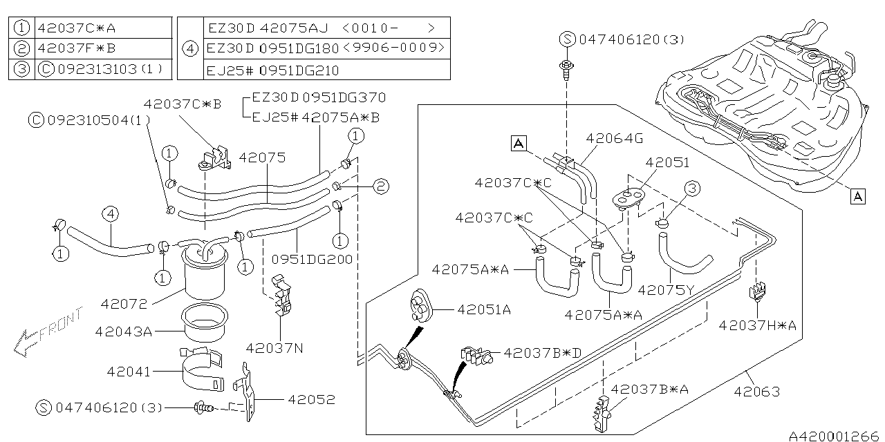 Subaru 42037AE12A Clamp Hose