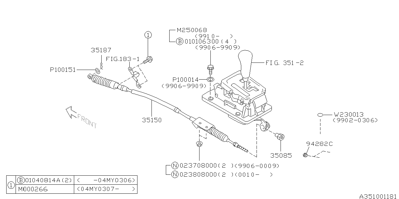 Subaru 903100014 Washer