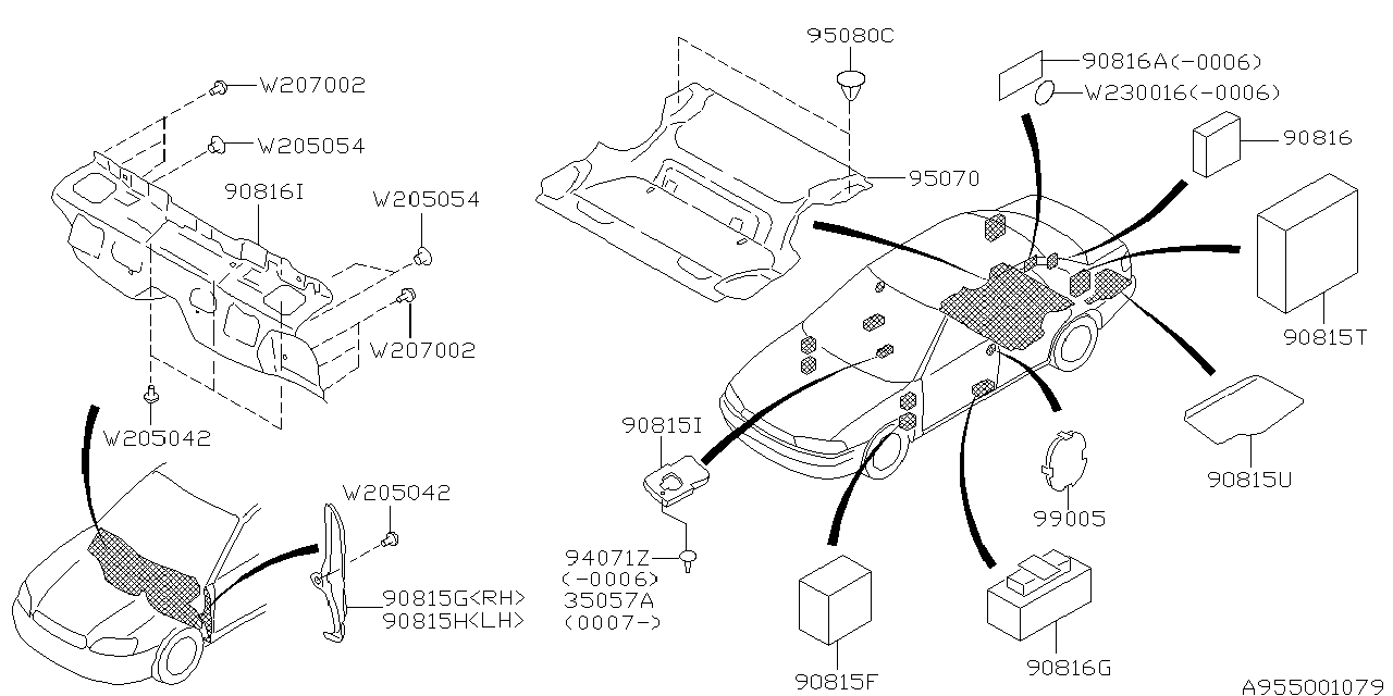 Subaru 90815AE510 INSULATOR