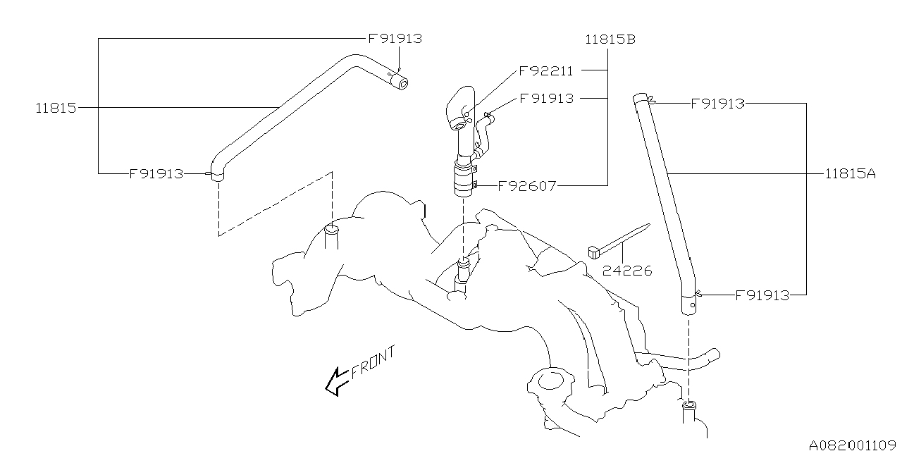 Subaru 805922110 Hose Clamp