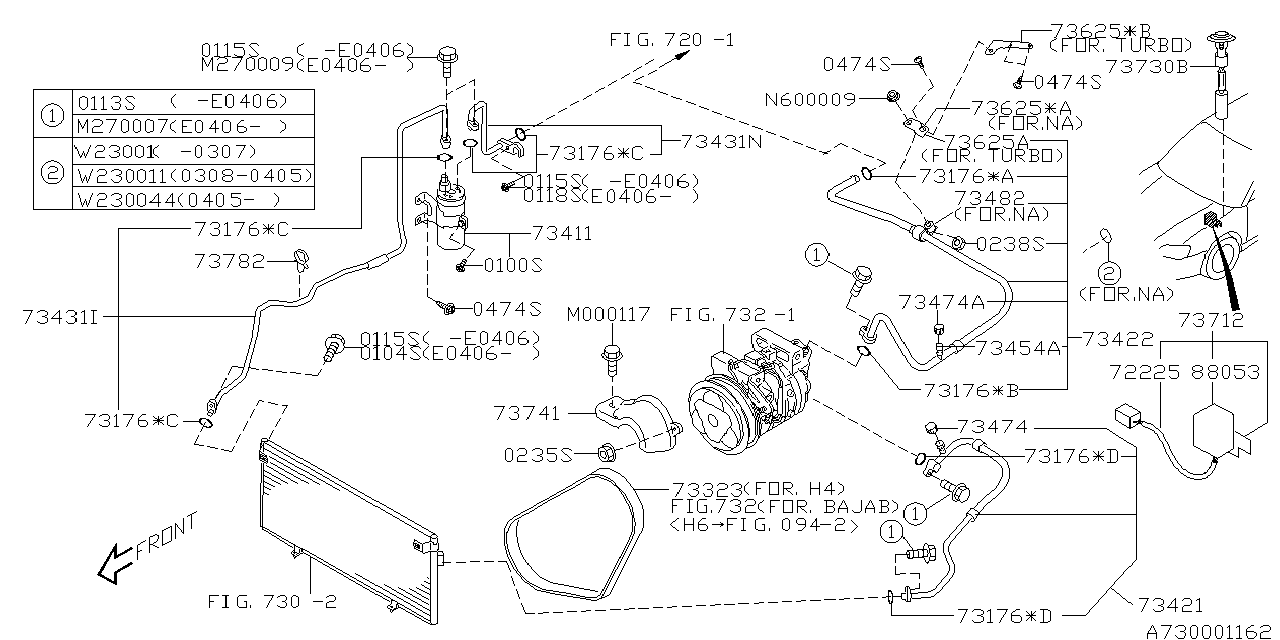 Subaru 72225AE040 Harness-Blower