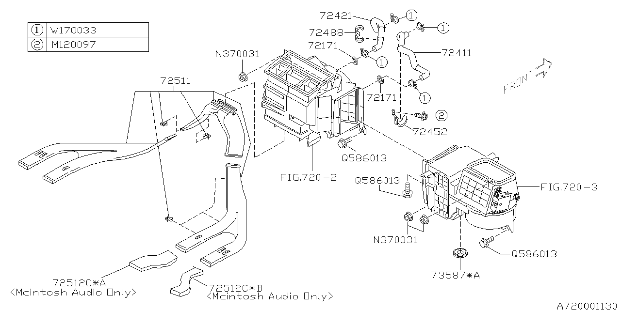 Subaru 72512AE04A Duct EXTENDER
