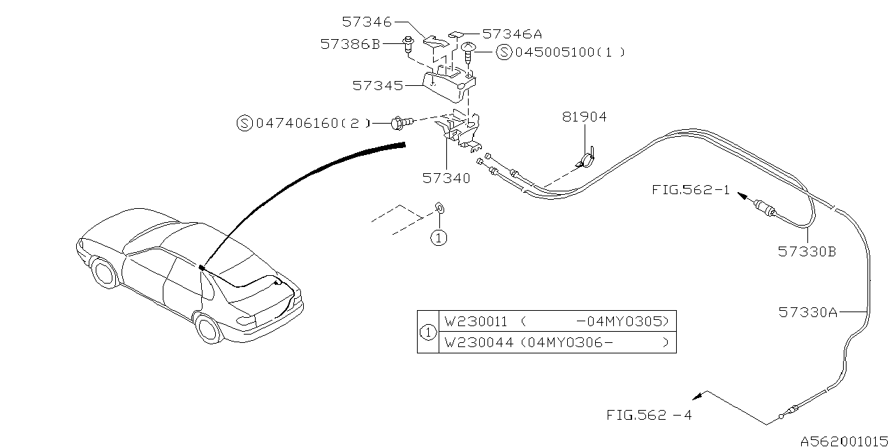 Subaru 81904AE020 Clamp