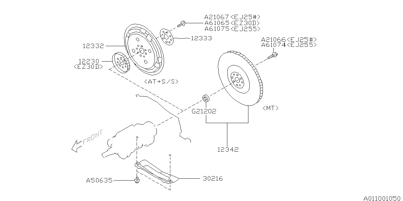 Subaru 800610650 Bolt