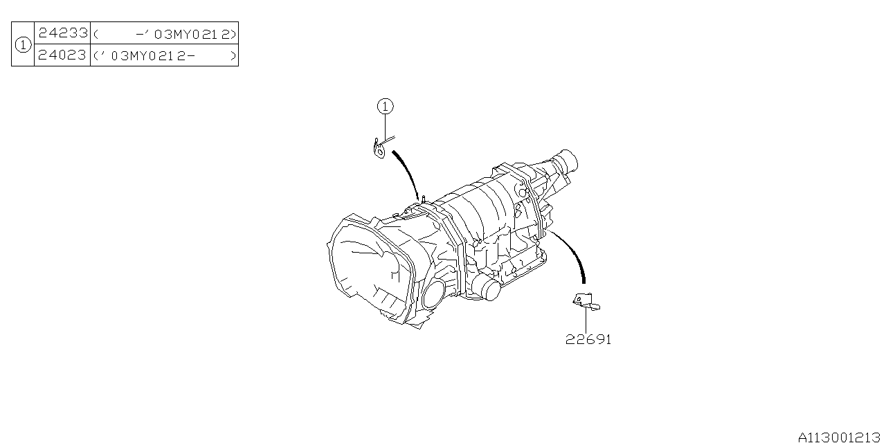 Subaru 22691AA331 Bracket-Oxygen Sensor