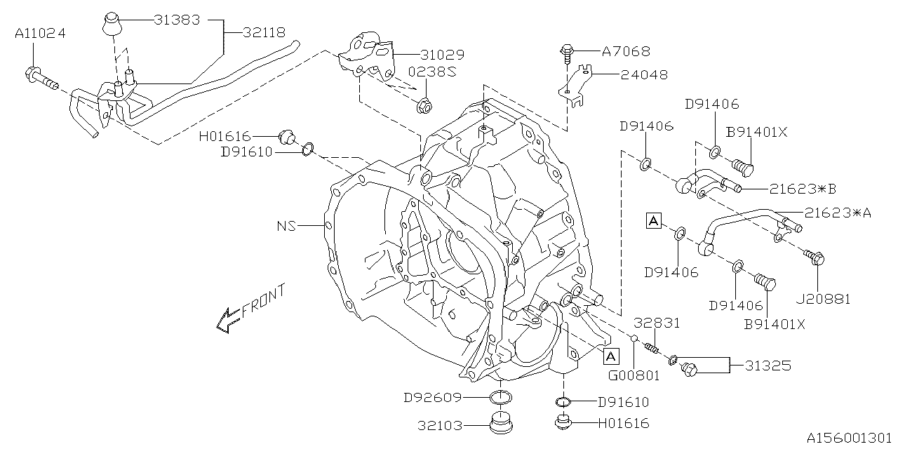 Subaru 32831AA170 Spring Checking Ball