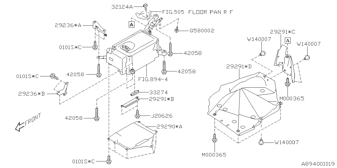 Subaru 29291AA040 Cover-INV & CONV