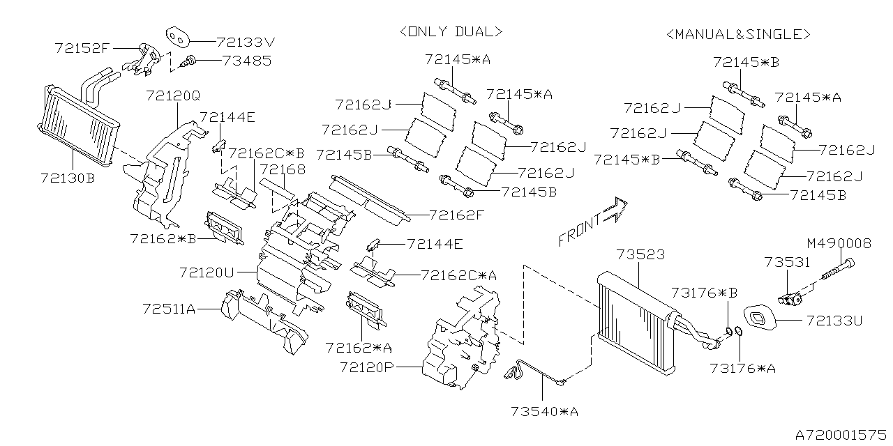 Subaru 73531FL500 Expansion Valve Cooling