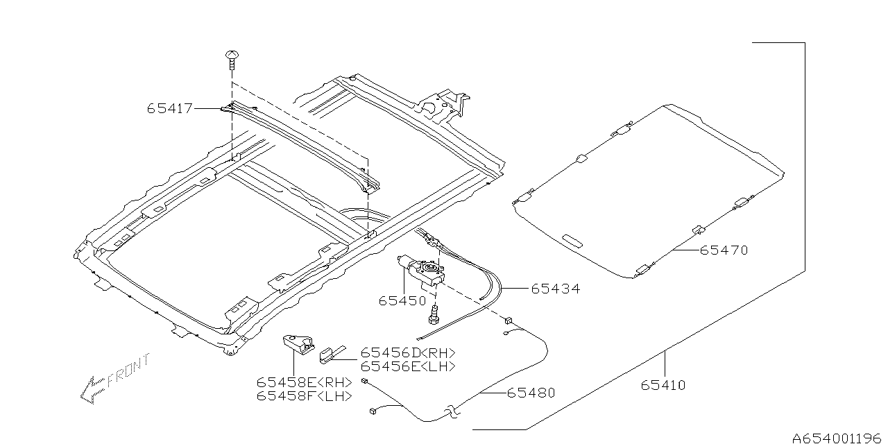 Subaru 65456AG00A Slider Hook SHADESIA