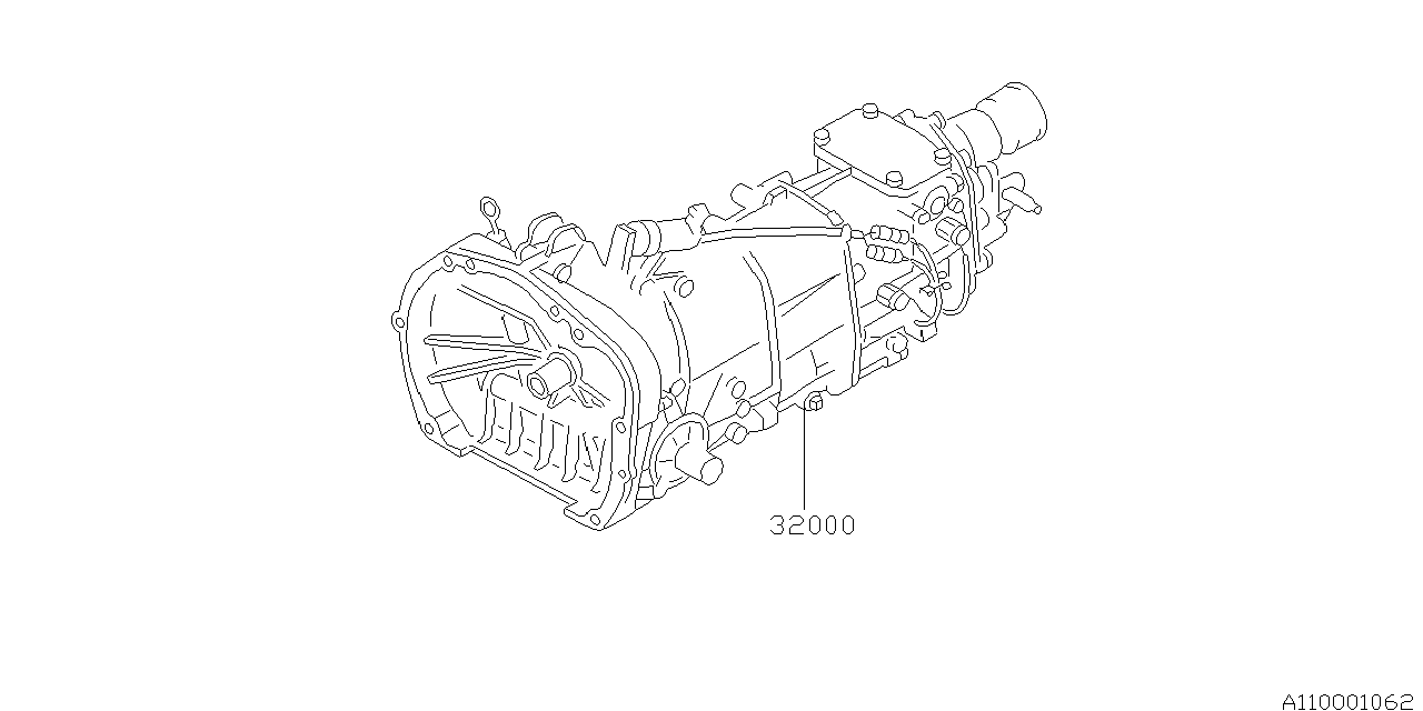 Subaru 32000AG250 Manual Trans Assembly